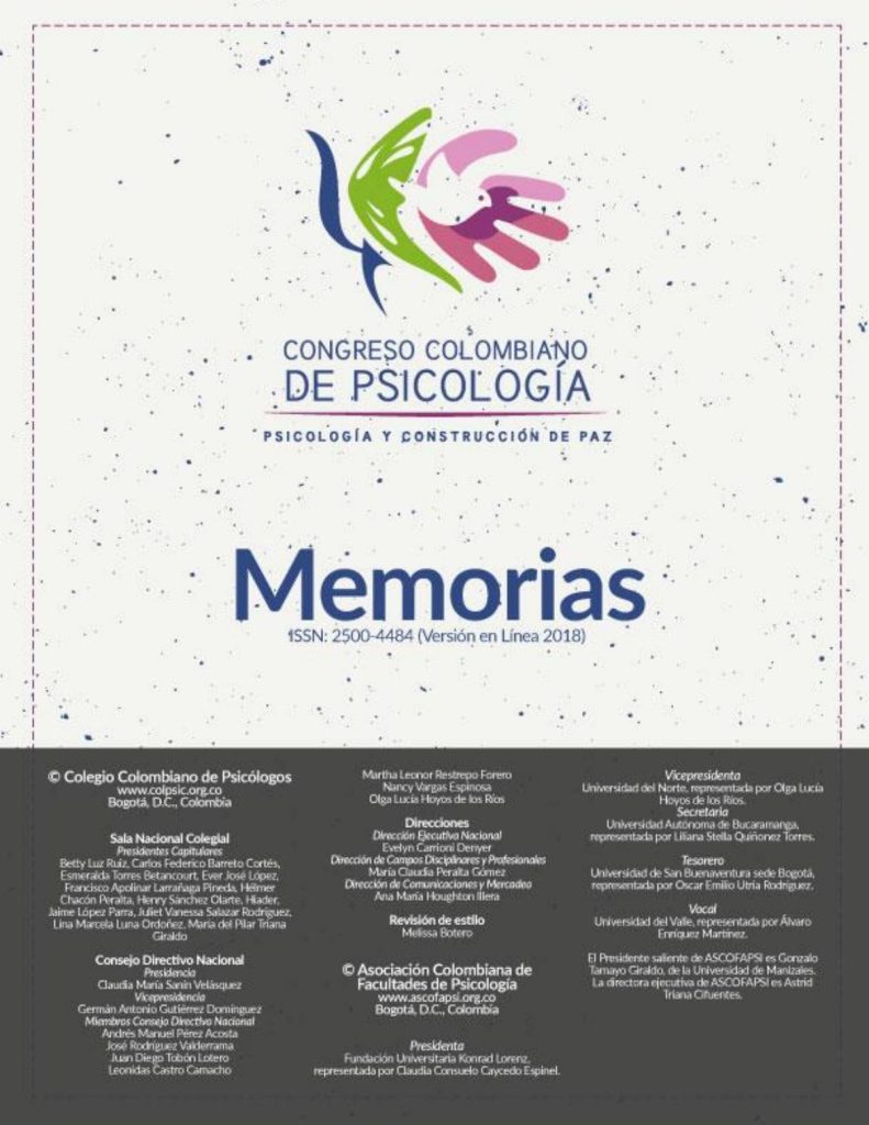 Portada de Psicología y Construcción de Paz
